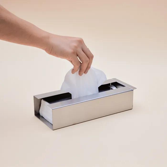 ABLV 스테인레스 스틸 304 티슈 케이스