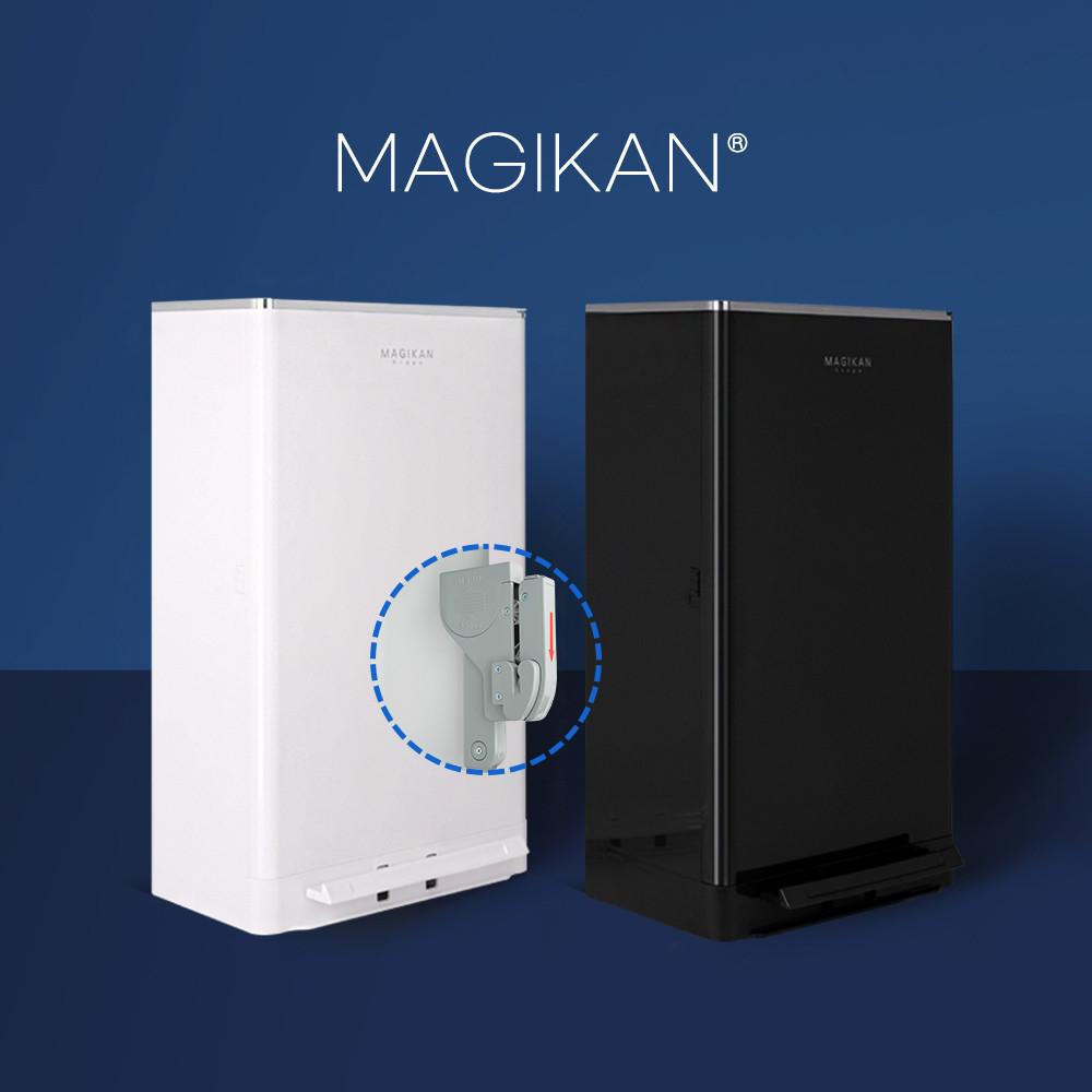 매직캔 휴지통 크롬 히포2 오토실링 21L 냄새차단 무소음