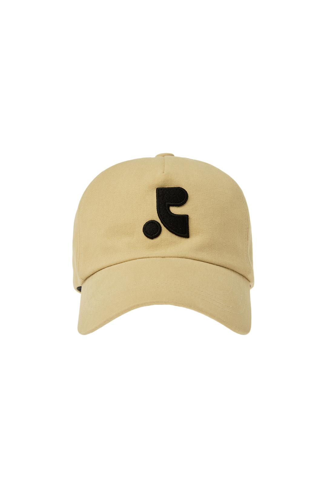 RR LOGO COTTON BALL CAP - BEIGE