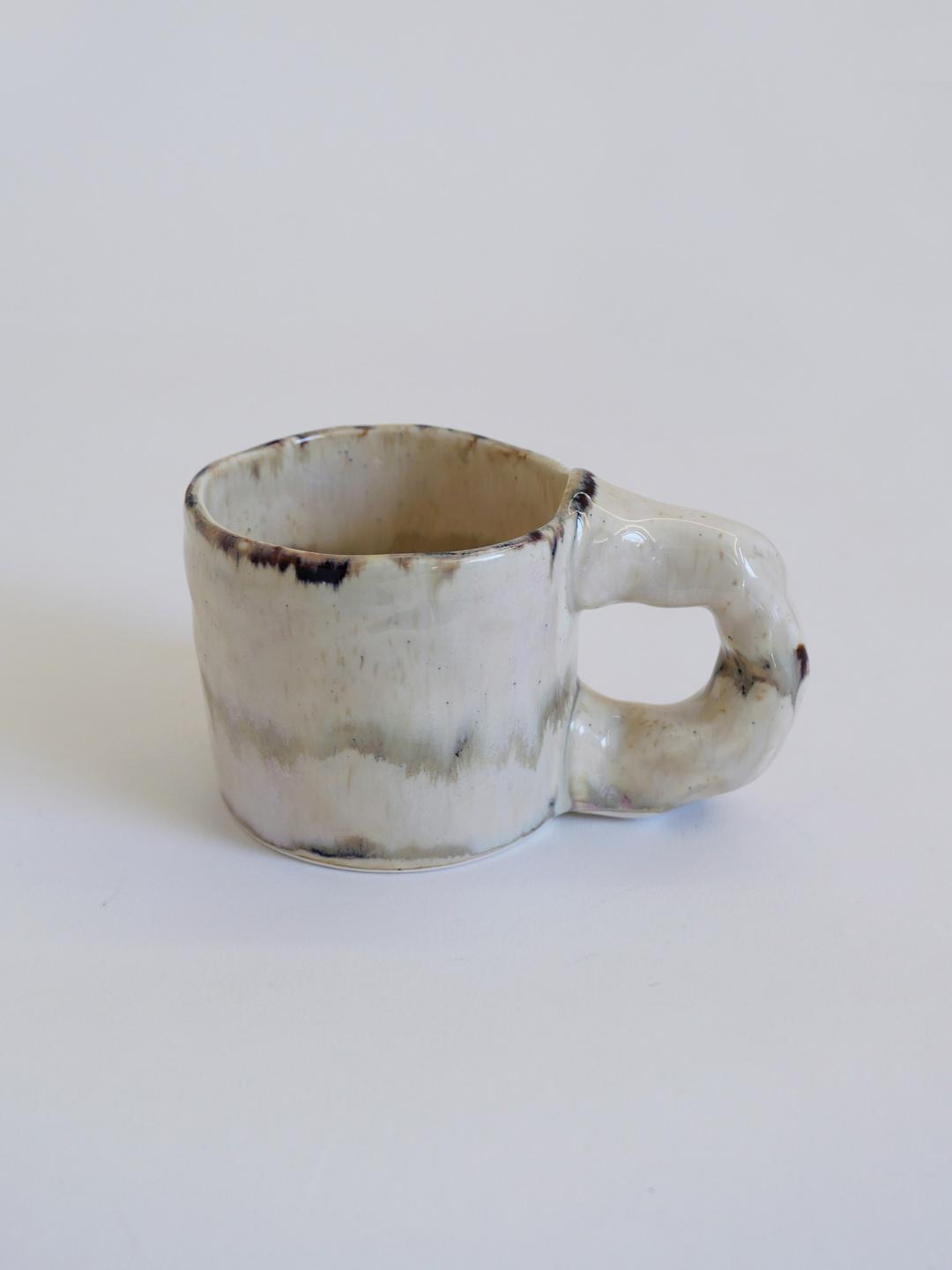 witty mugcup - ivory