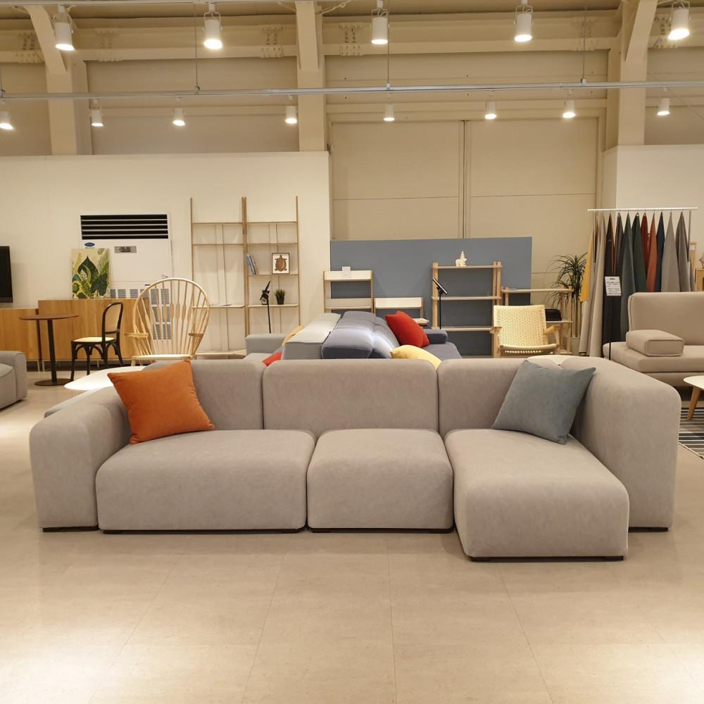 오노홈 베른 모듈 카우치형  패브릭 소파 3인용쇼파 4인용쇼파