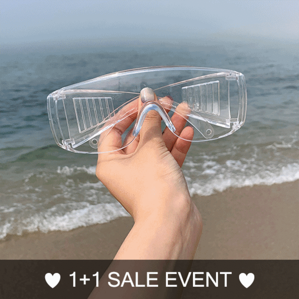[무배/1+1할인♥] 에브리 써머 투명 고글 안경 #물놀이