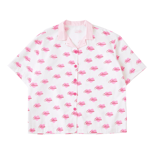 luv.m short sleeve shirt - pink