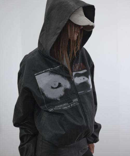 FW COATED HOODIE JACKET
