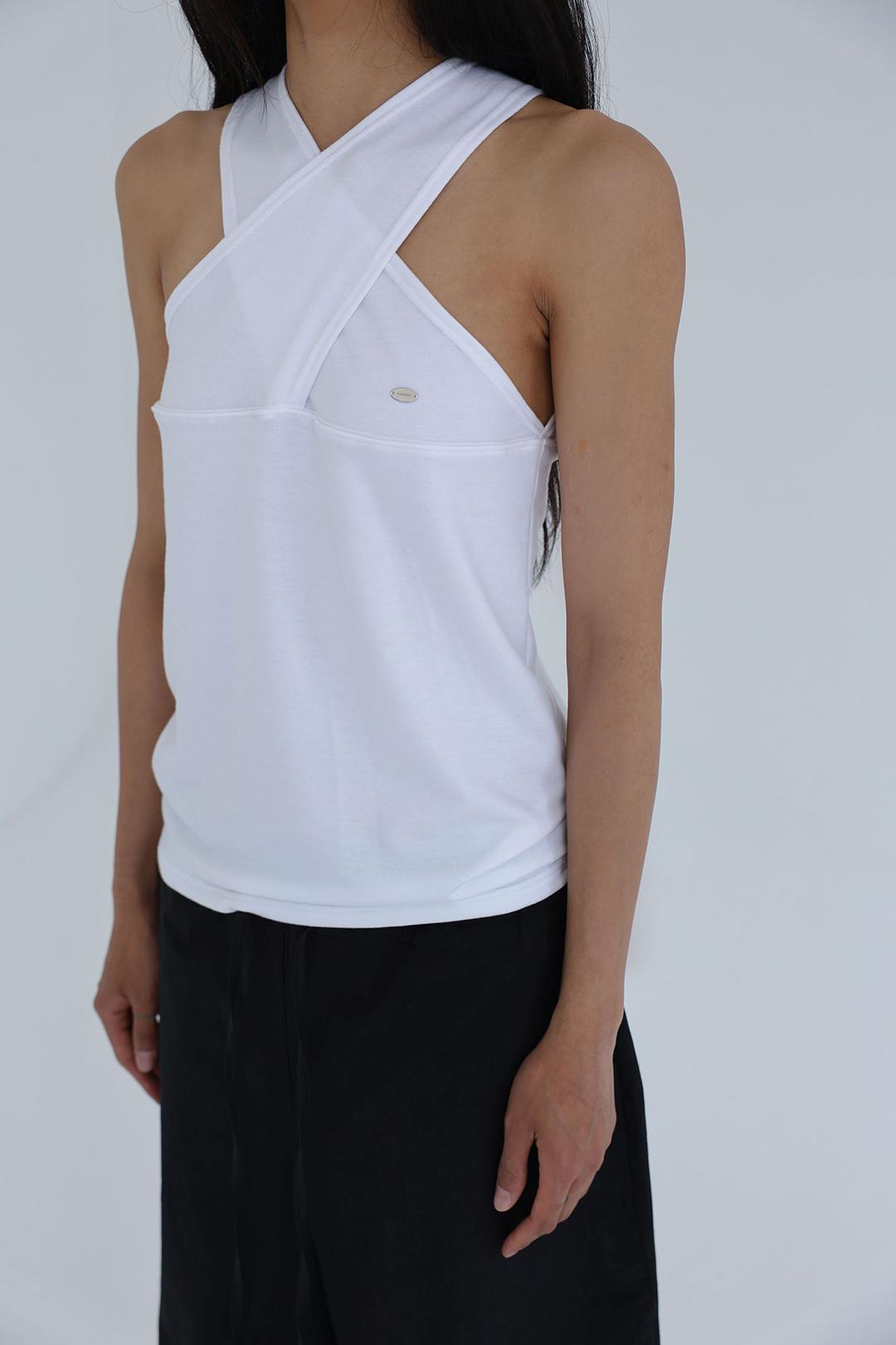 CROSS STRAP SOFT TOP (WHITE)