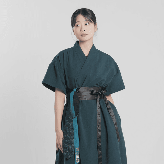 뉴 반팔 칠석 도포형 장저고리