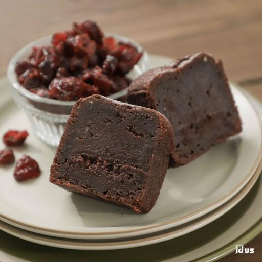 💗라즈베리 생초콜릿 품은 리얼 퍼지 브라우니💗