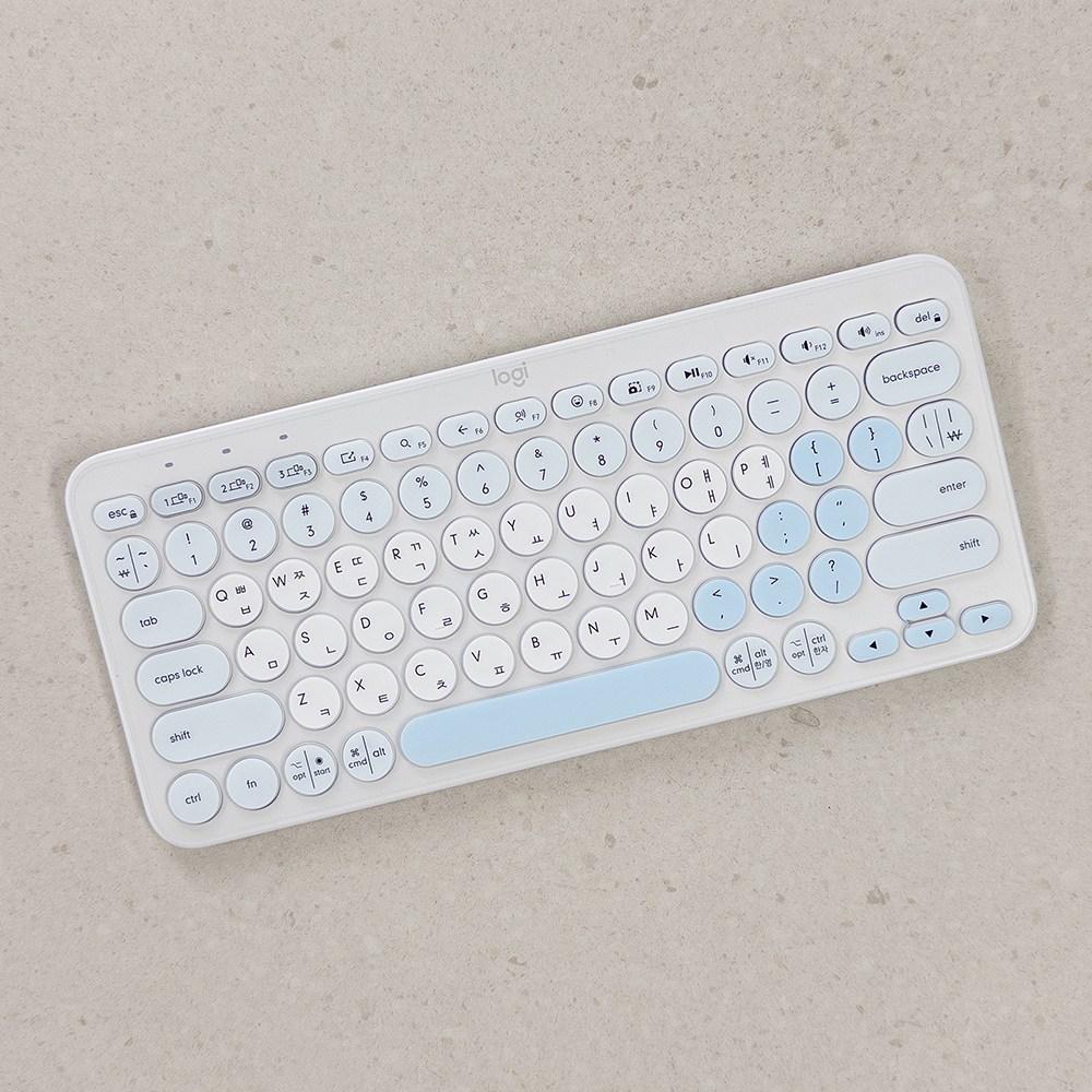 리나린 로지텍 K380S 전용 키스킨, 크림블루, 1개
