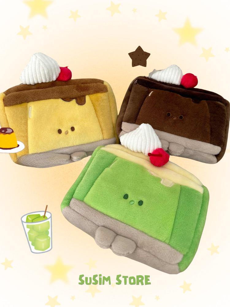 수심 Pudding Melon Pouch 푸딩 멜론 파우치 미니 유니크 가방 선물