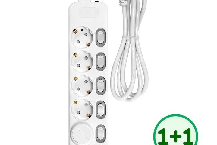 1+1 6구개별 멀티탭 안전커버 개당 증정