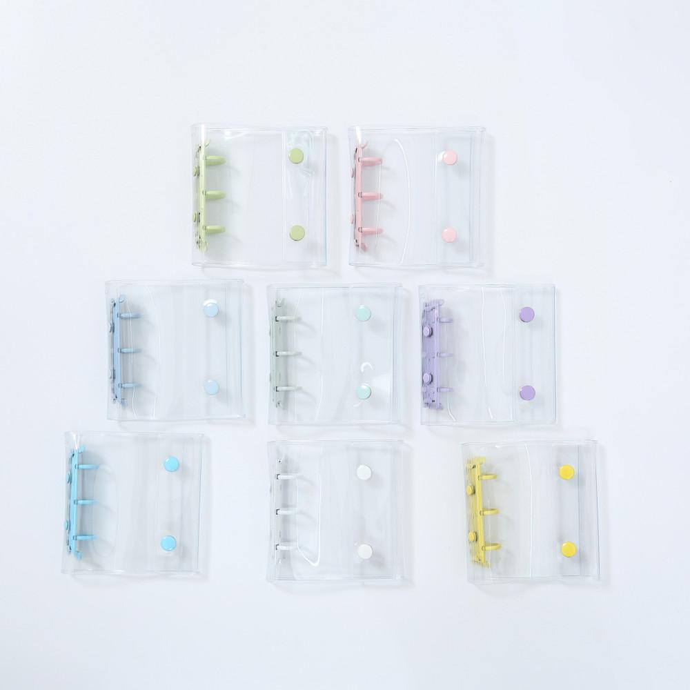 더블 3공 바인더 다이어리 커버 미니 칼라 포카 삼공 하이틴 사진