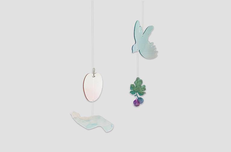 15차입고*[ALLGRAY] mobile_bird/apple