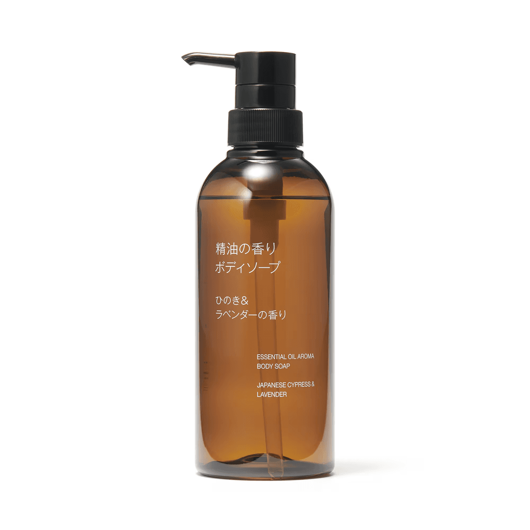 精油の香り　ボディソープ　ひのき＆ラベンダーの香り