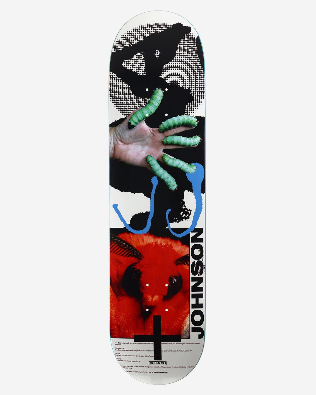 콰지 - Johnson Mothhead Skateboard Deck - 8.25