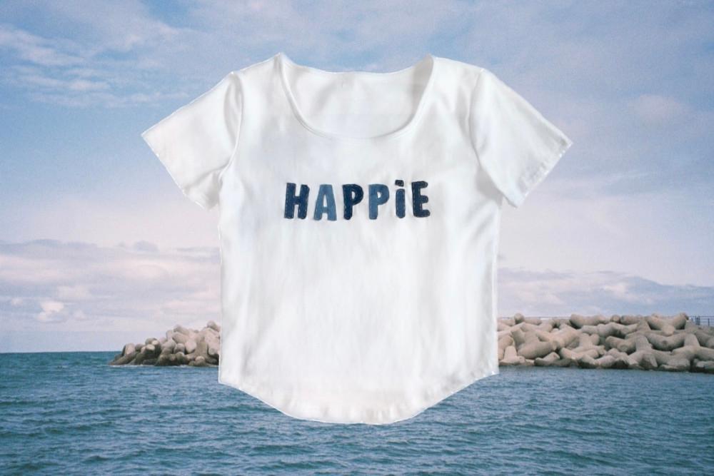HAPPiE Denim Logo Tee