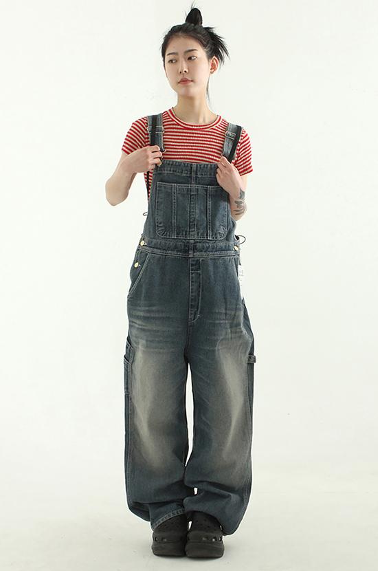 deep brushed boy overall