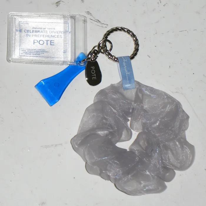 [Limited Edition]0004 Scrunchie Keyring_Silver