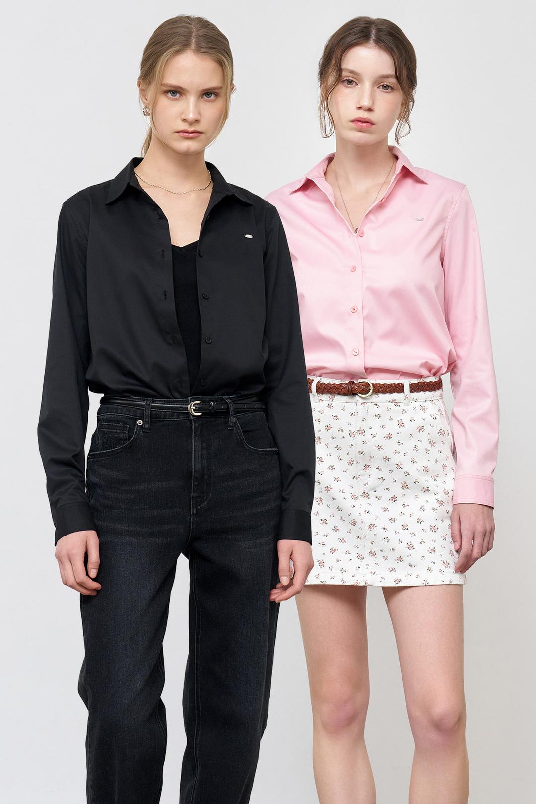 WOMAN 링클프리 리벳 셔츠 [4COL]