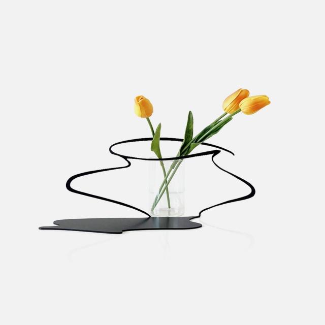 더닷 인테리어 오브제 드로잉 라인 - Plat 화병