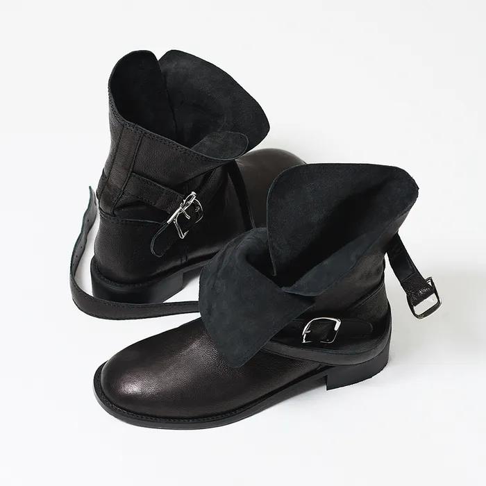 90s 빈티지 앵클 부츠 [3colors]