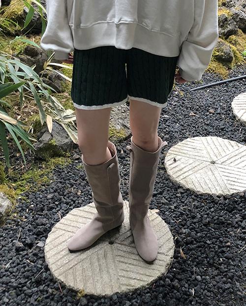 cable knit pants / 3color
