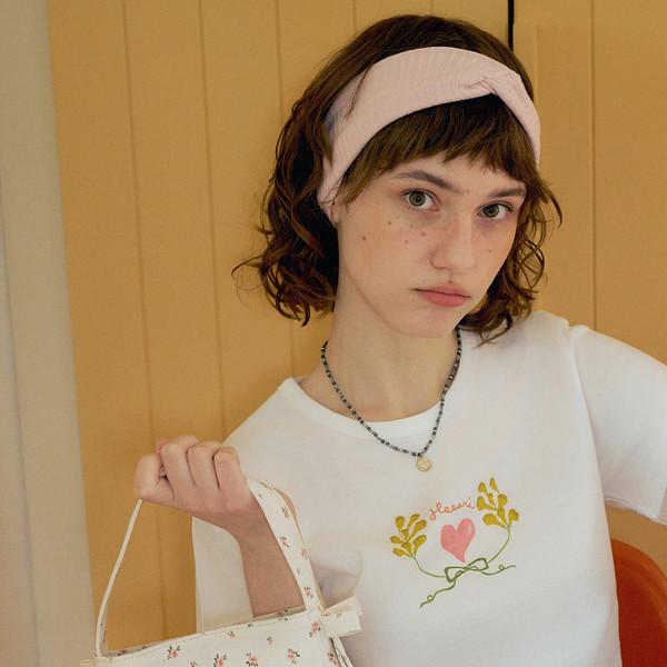 릴리 리본 미니 토트백_플로랄