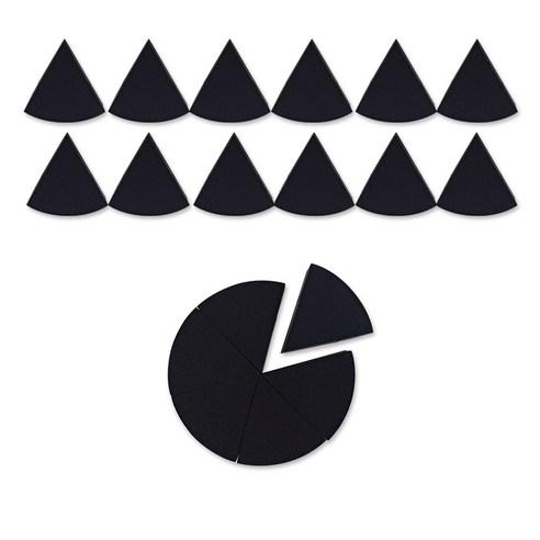 더분 하이드로 스펀지 6P, 검정, 3개 - 퍼프 | 쿠팡
