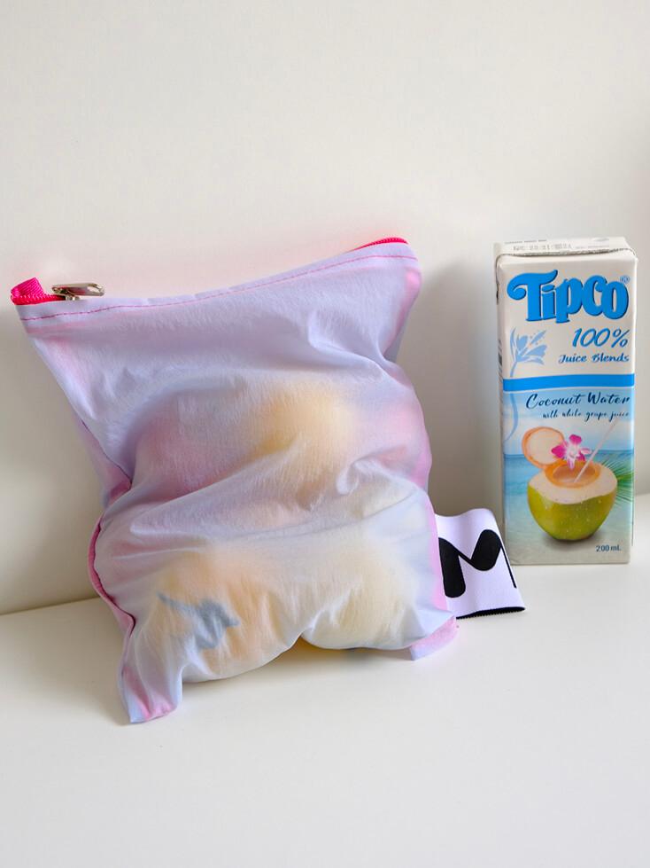 Clear Color Pouch Lychee