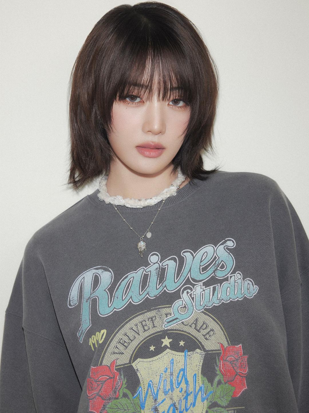 Wild Faith Rose Sweatshirt VW5AE139_2color