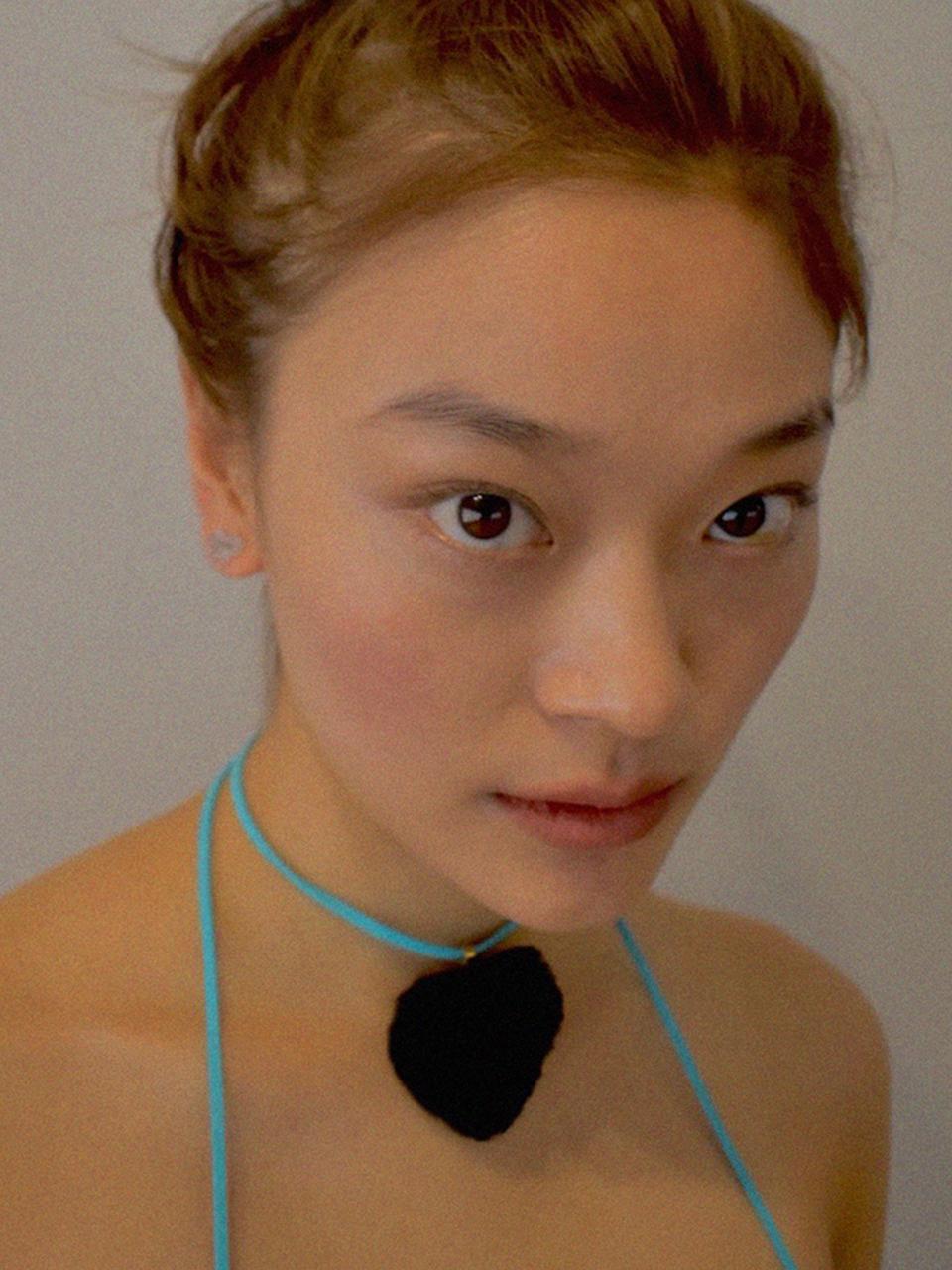 WARM LUV FAKE FUR Necklace (BLACK)