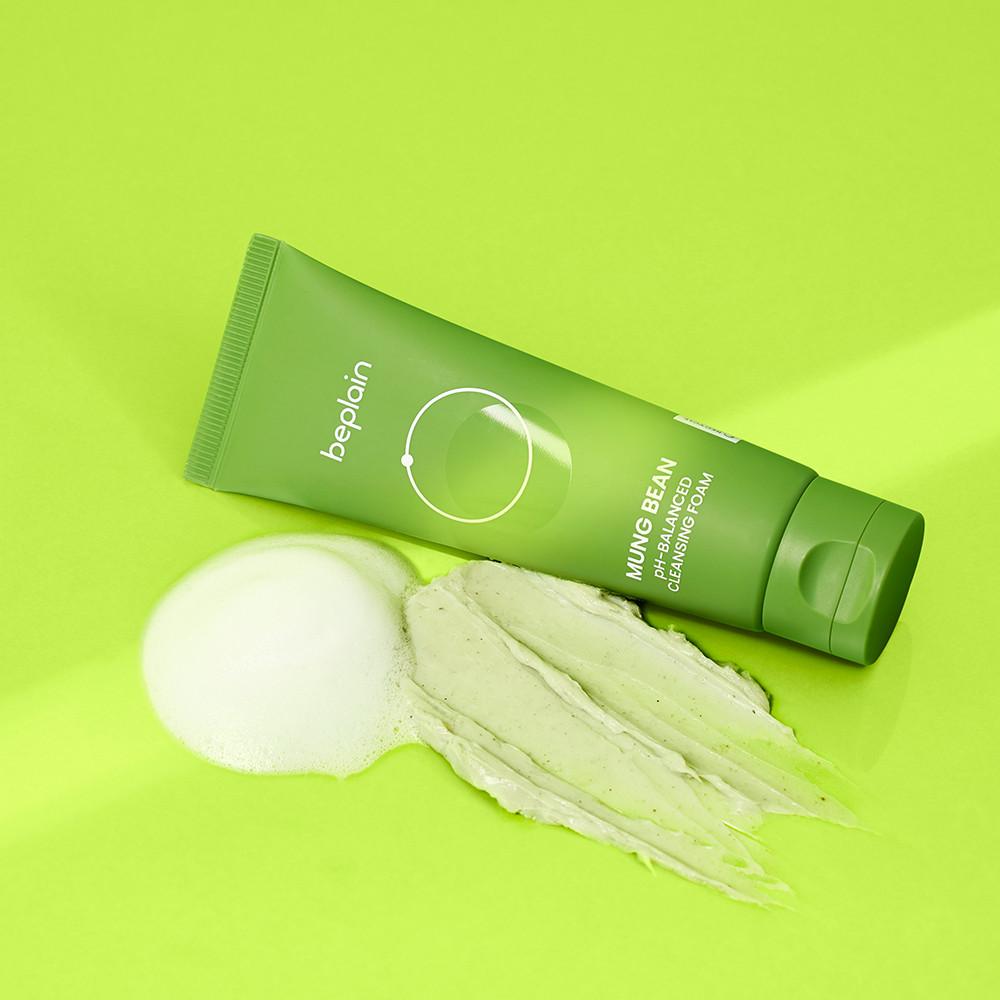 [총100ml] 비플레인 녹두 약산성 클렌징폼 80ml (+20ml 추가증정) / 어워드11관왕/누적판매 350만 돌파 국민템/모공 피지 진정 피부결