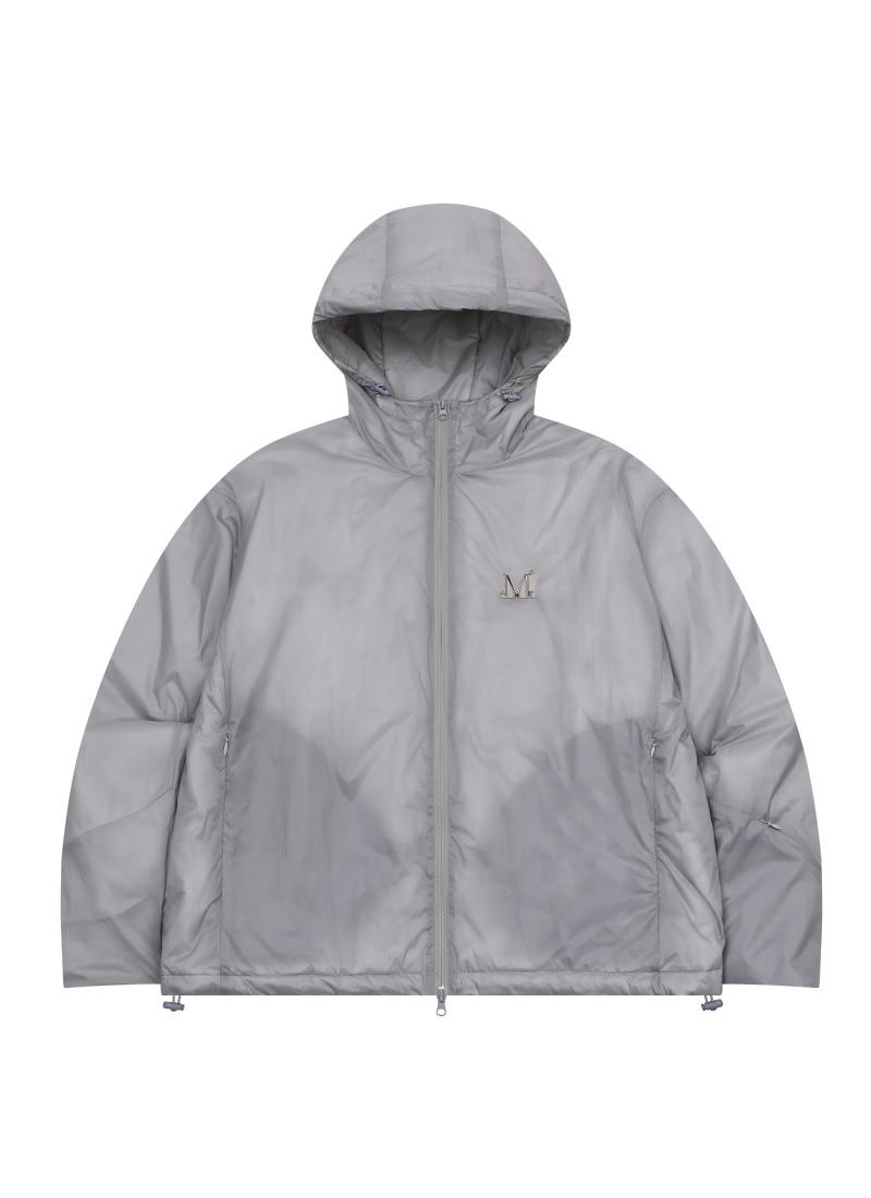 PAWELLE METAL LOGO LIGHT SHORT PADDING UNISEX (2Color) 파웰 메탈로고 경량패딩 남녀공용 (2컬러)