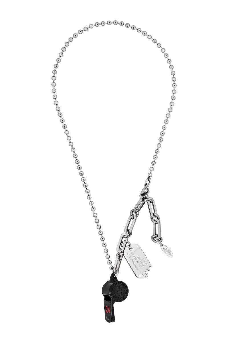 NO.553 [BLACK RED] 24 COLOR WHISTLE NECKLACE [7월 31일 예약발송]