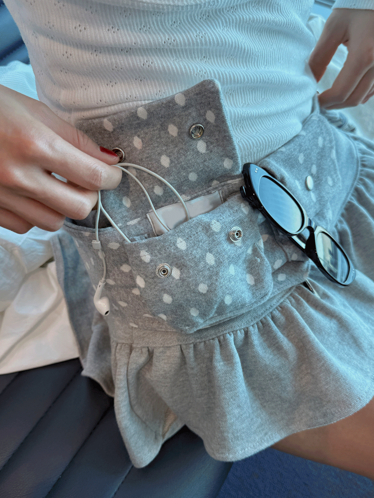 온마인드 DOT POCKET BELT