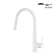 필로토 더죤테크 슈티에싱크103 프리미엄 주방수전, 화이트, 1개
