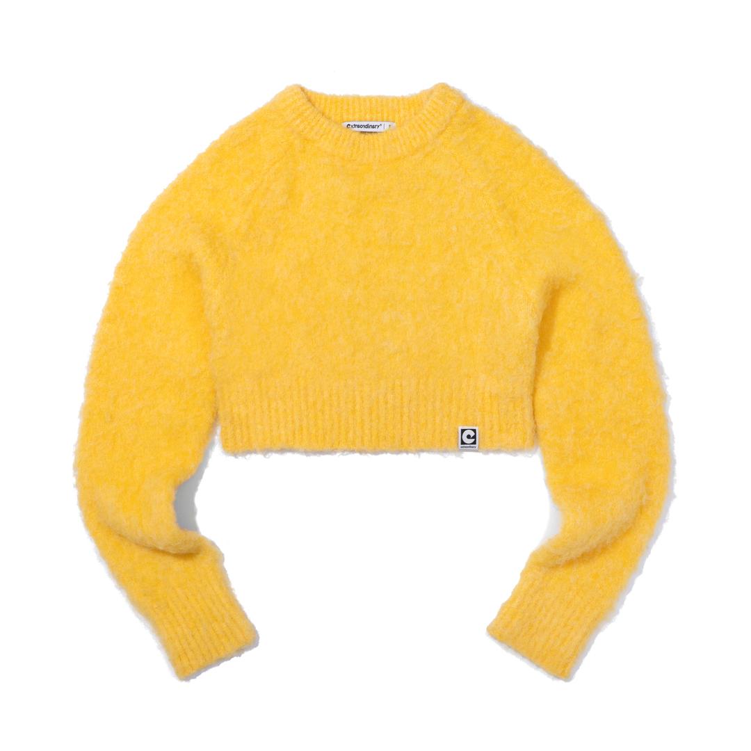 BRUSHED SWEATER YELLOW