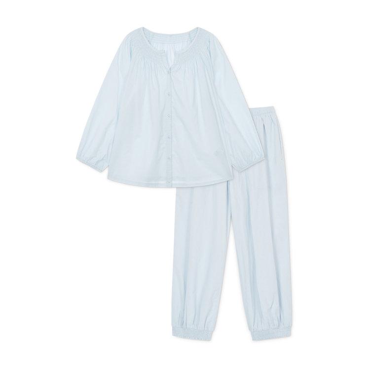 [SET] 여 아일렛 스모킹 7부 파자마 세트