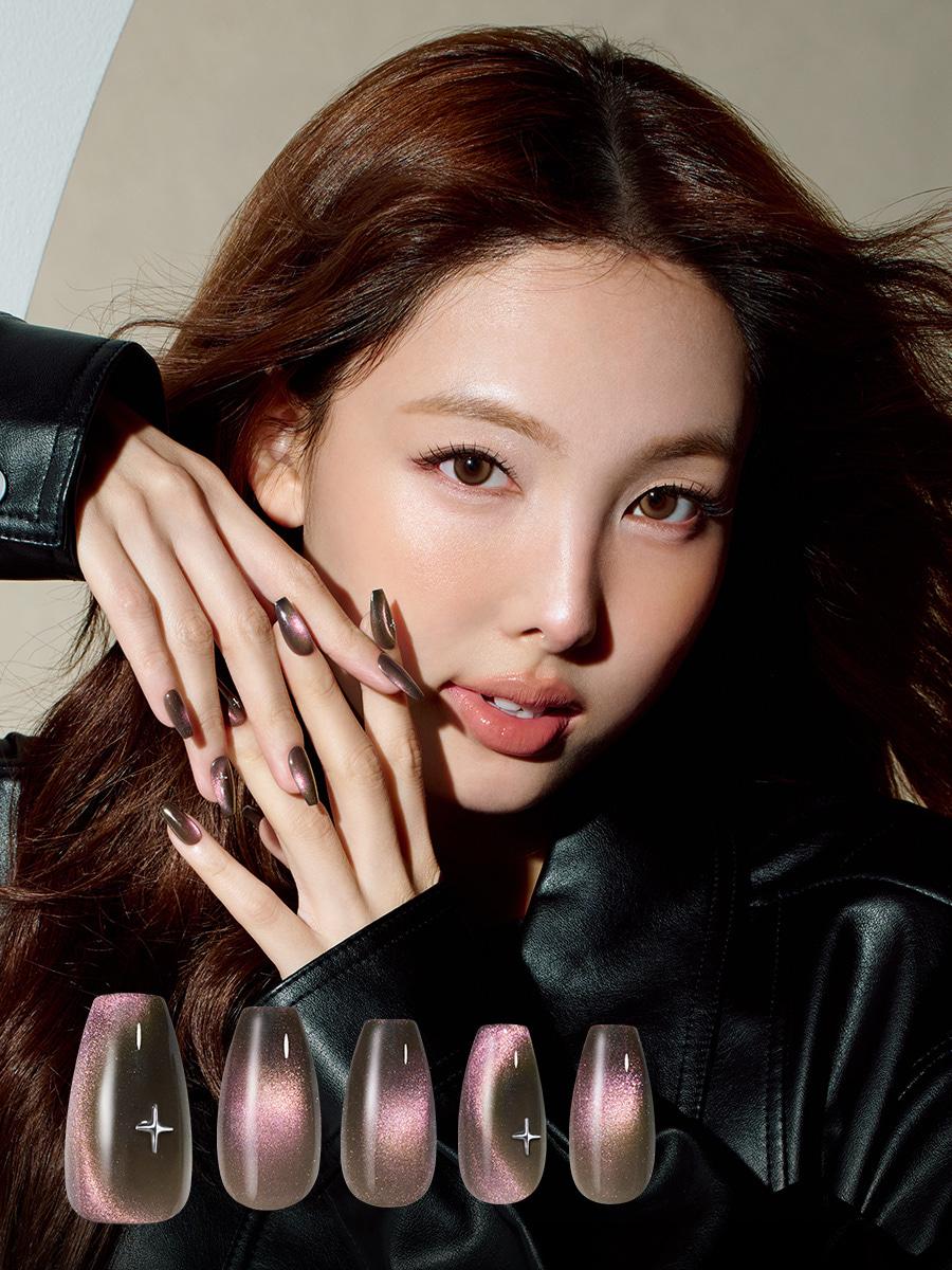 스트로베리 문 네일(코핀)