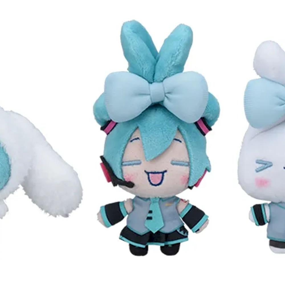 세가 보컬로이드 하츠네 미쿠x시나모롤 마스코트 인형 전 3종 B 일본 내수용