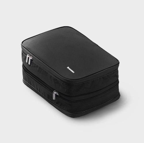 부피순삭 압축 파우치 블랙