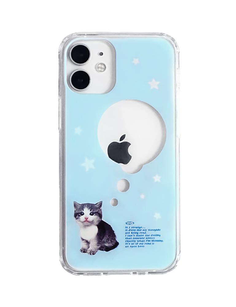 고양이의 생각 젤리 하드 케이스 (아이폰16 케이스 입고)