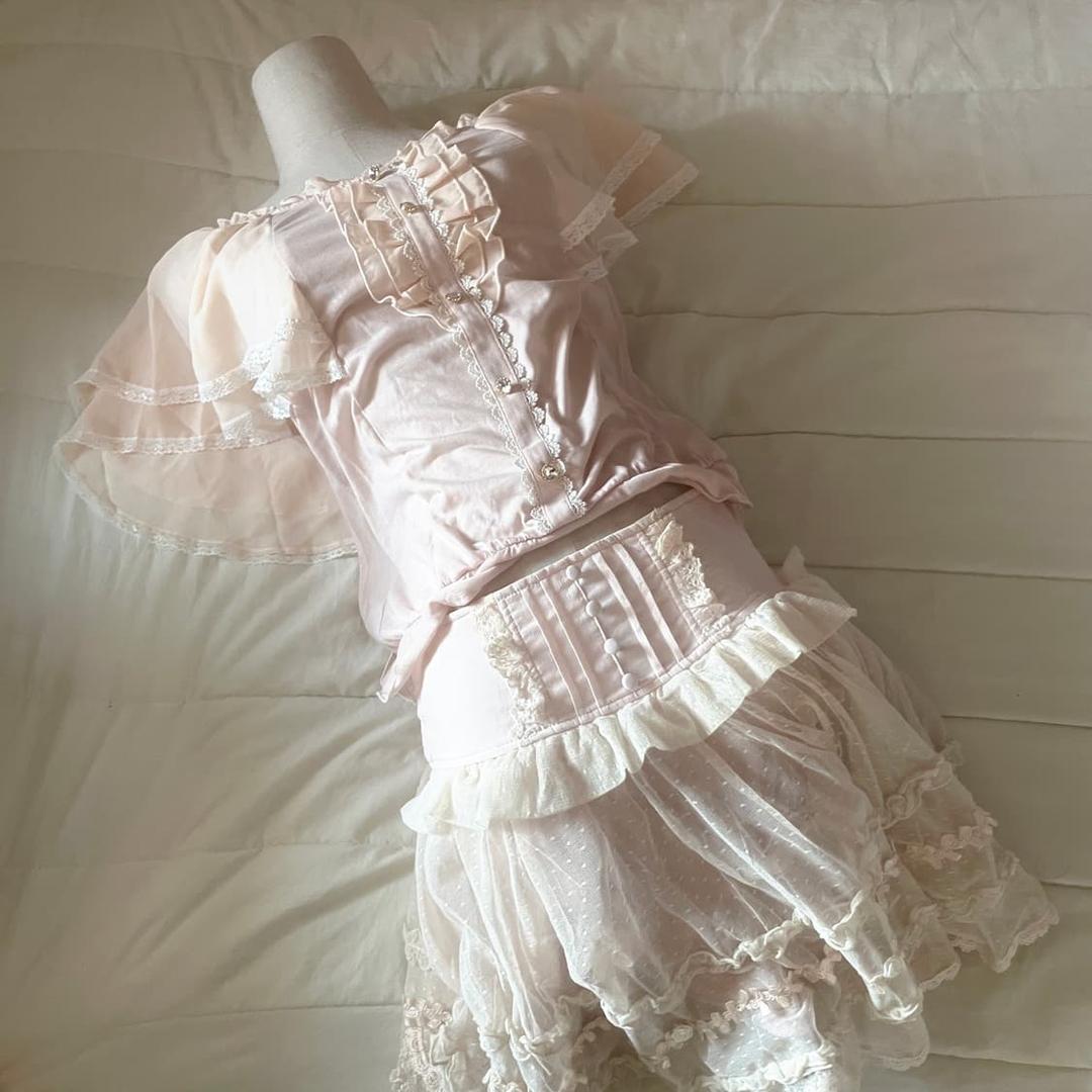 리즈리사 lizlisa 스커트 큐롯 엑시즈팜 블라우스 달천깔 히메갸루 | 후루츠패밀리