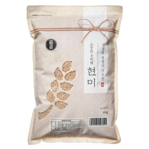 곰곰 소중한 우리쌀 현미 2024년산, 4kg, 1개 - 현미 | 쿠팡