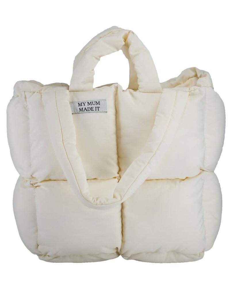[MMMI] Cream Puffer Tote bag 퍼프 패딩 숄더백 에코백 My Mum Made It
