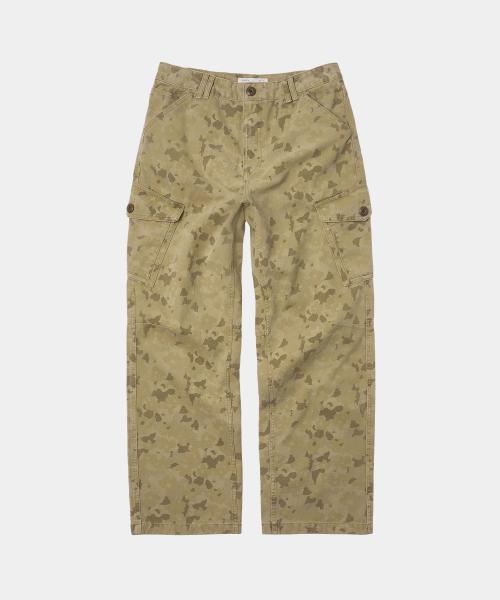 오버랩 포켓 카모 팬츠 (워시드 베이지)