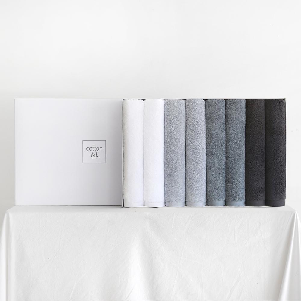 프리미엄 40수 호텔수건 선물세트 8P