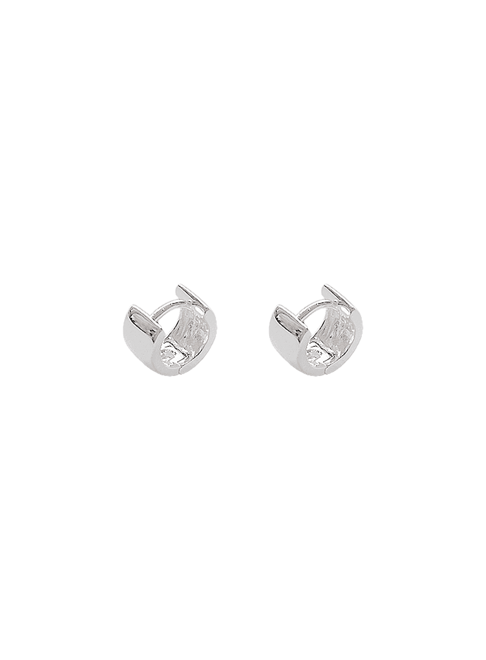 Mini Flat Ring Earrings