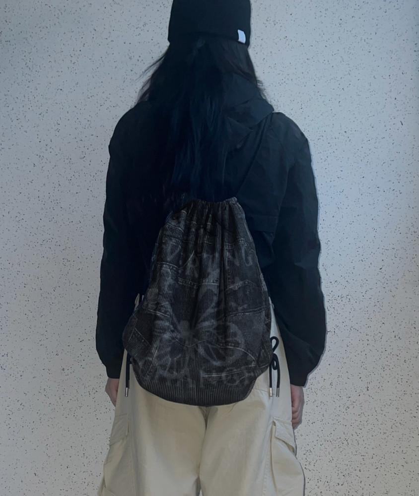 CORDUROY STRING BAG 컴어라운드 핸드크래프트 에코백 코듀로이스트링백