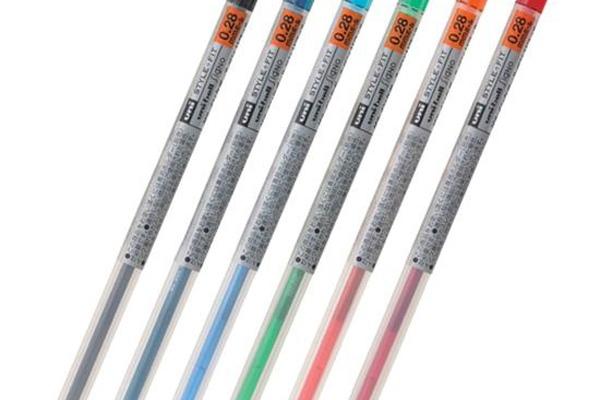 유니 중성리필심 스타일핏 UMR-109-38 0.38mm 라임그린