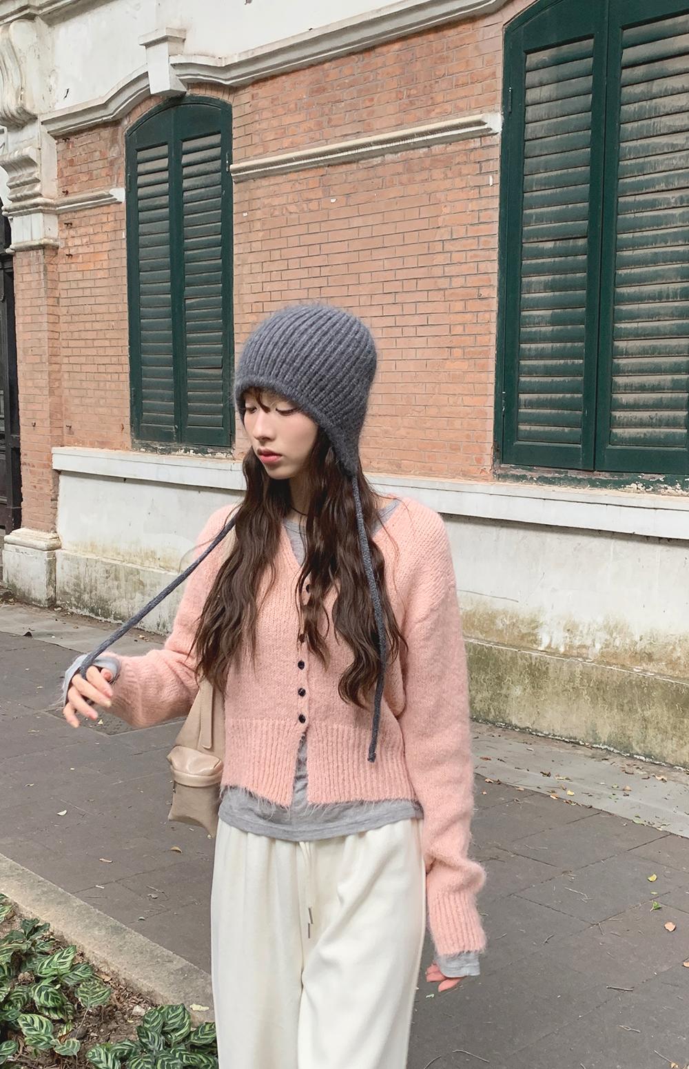 모노데일리 햄스 모헤어 니트